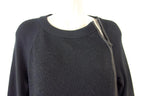 Vince Leather Trim Knit Jumper