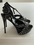 Patent Platform Sandals
