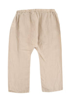 3-4Y Kids Beige Linen Pants