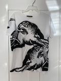 Valentino Black & White Printed T-Shirt