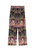 Etro Wide Leg Paisley Print Trousers