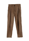 Bouguessa Brown Leather Pants