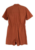 Brunello Cucinelli Burnt Orange Playsuit
