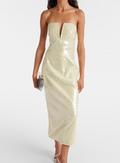 Roland Mouret Sequined Strapless Corset Dress