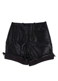 Philosophy Di Lorenzo Serafini Faux Leather Shorts