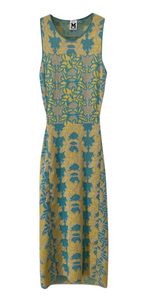 M Missoni Jacquard Knit Cut-out Back Dress