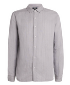 Paige  Linen Blend Striped Shirt