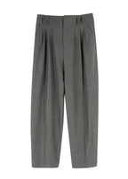 Altuzarra Grey High-Rise Wool-Blend Wide-Leg Trousers