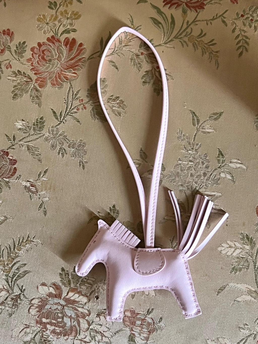 Hermes Rose Darling Rodeo Charm