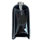 Black Patent Medium Boy Bag