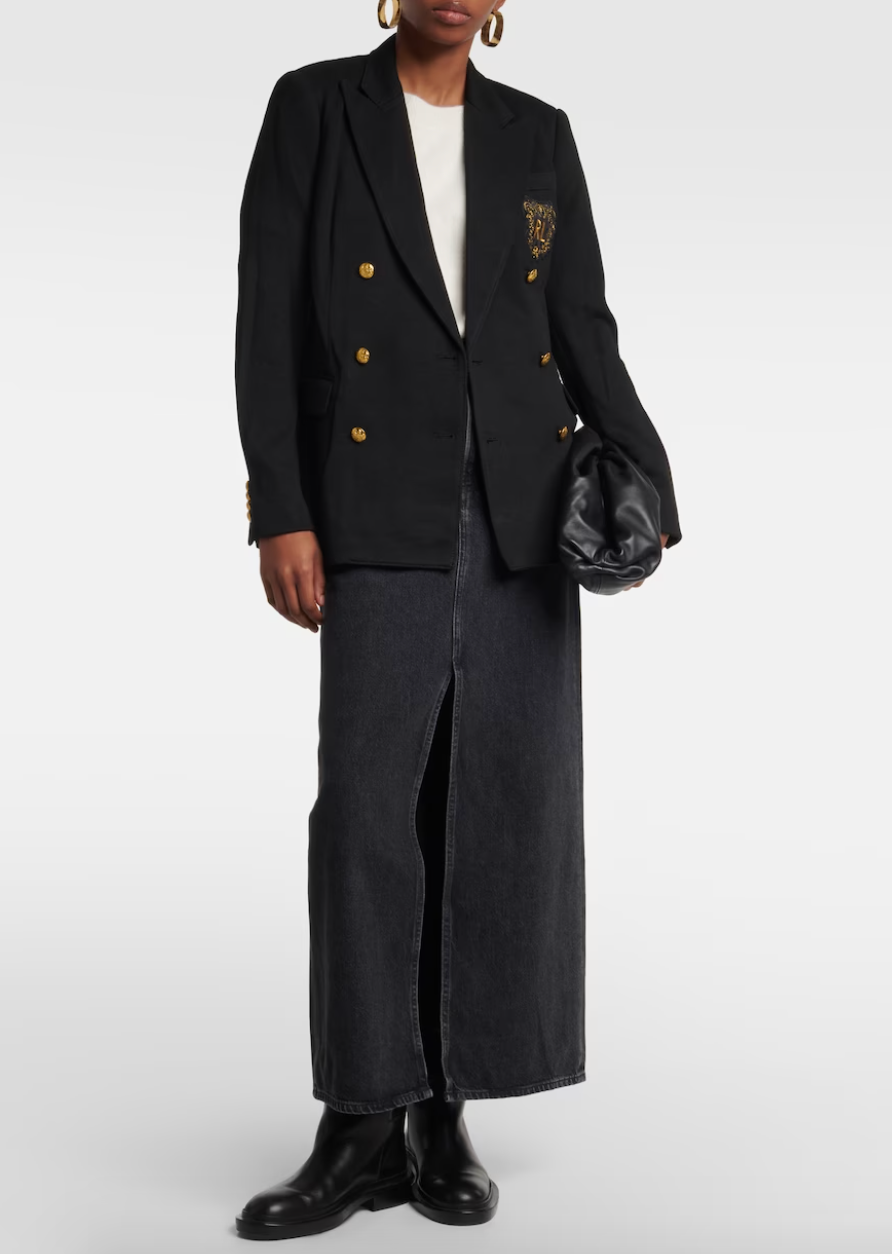 Polo Ralph Lauren Black Double-Breasted Classic Blazer