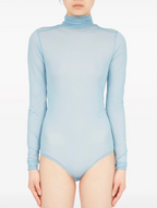 Maison Margiela Four-Stitch Sheer Bodysuit
