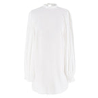 Johnathan Cohen White Tie-back Long Sleeved Tunic