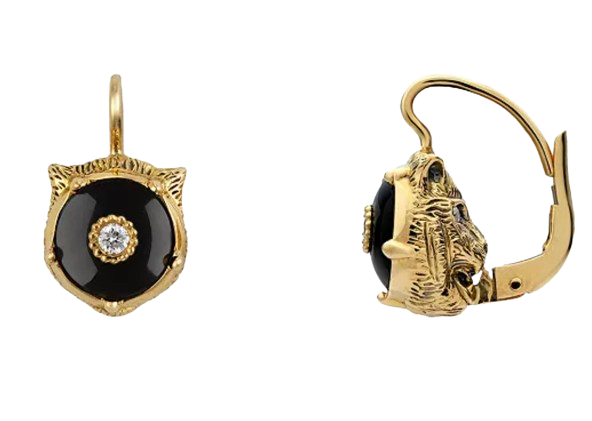 Gucci 18ct  Black Onyx earrings
