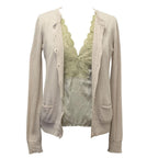 Patrizia Pepe Beige Cardigan with sewn in cami