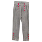 Raspberry Plum girl's high waisted trousers