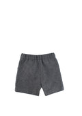 Kids 10Y Grey Wool Button Down Shorts