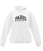 Balenciaga White Cotton Hoodie