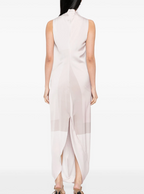 Jean Paul Gaultier Maxi Bustier-Print Dress