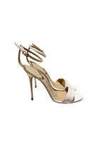 White Leather Spezia 115 Sandals