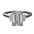 Lab Grown 2.5 Carat Three Stone Ring