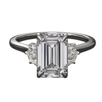 Lab Grown 2.5 Carat Three Stone Ring