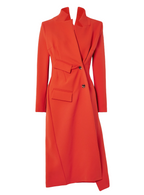 A.W.A.K.E. Mode Asymmetric Stretch-Twill Coat