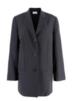 The Row Dark Grey Long Blazer
