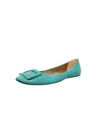Turquoise Patent Ballerinas
