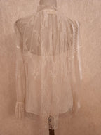 Chantilly Lace White Blouse