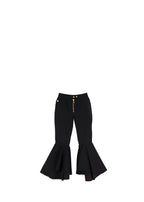 Black Denim Flared Jeans