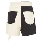 NANUSHKA Dyna Organic Cotton Denim Patchwork Skirt