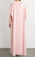 Huishan Zhang Crystal-Embellished Emory Cape Gown