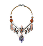 Shourouk Crystal Embellished Bib Necklace