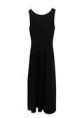 Alaia Black Textured Maxi Dress