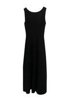 Alaia Black Textured Maxi Dress