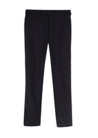 Kingsman Black Wool Blend Suit Trousers