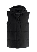 Givenchy Logo Black Sleeveless Hooded Puffer Jacket