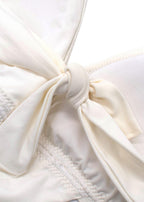 Melissa Odabash Cream Cut Out Tobago Swimsuit