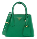 Emerald Green Double Saffiano Mini Bag