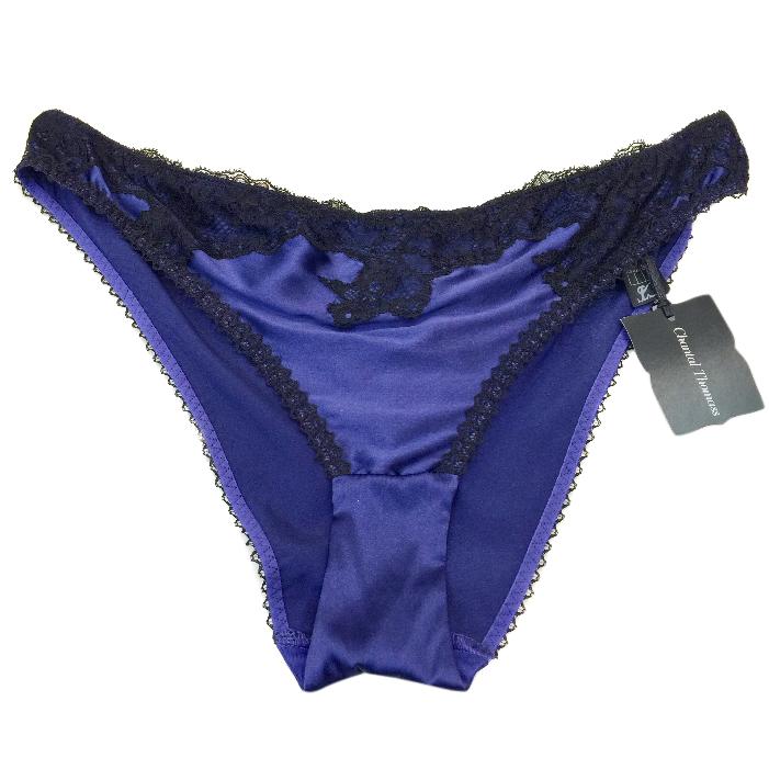 Chantal Thomass Midnight Silk Briefs