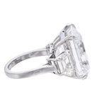 Verde 5ct IGI Certified Lab Grown VS Emerald Cut Diamond Ring