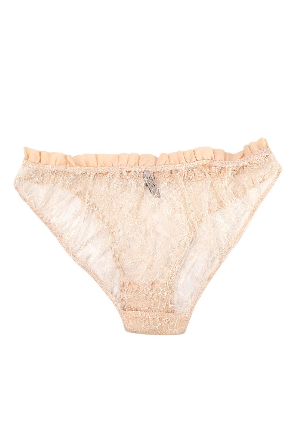 Carine Gilson Cream Lace Underwear