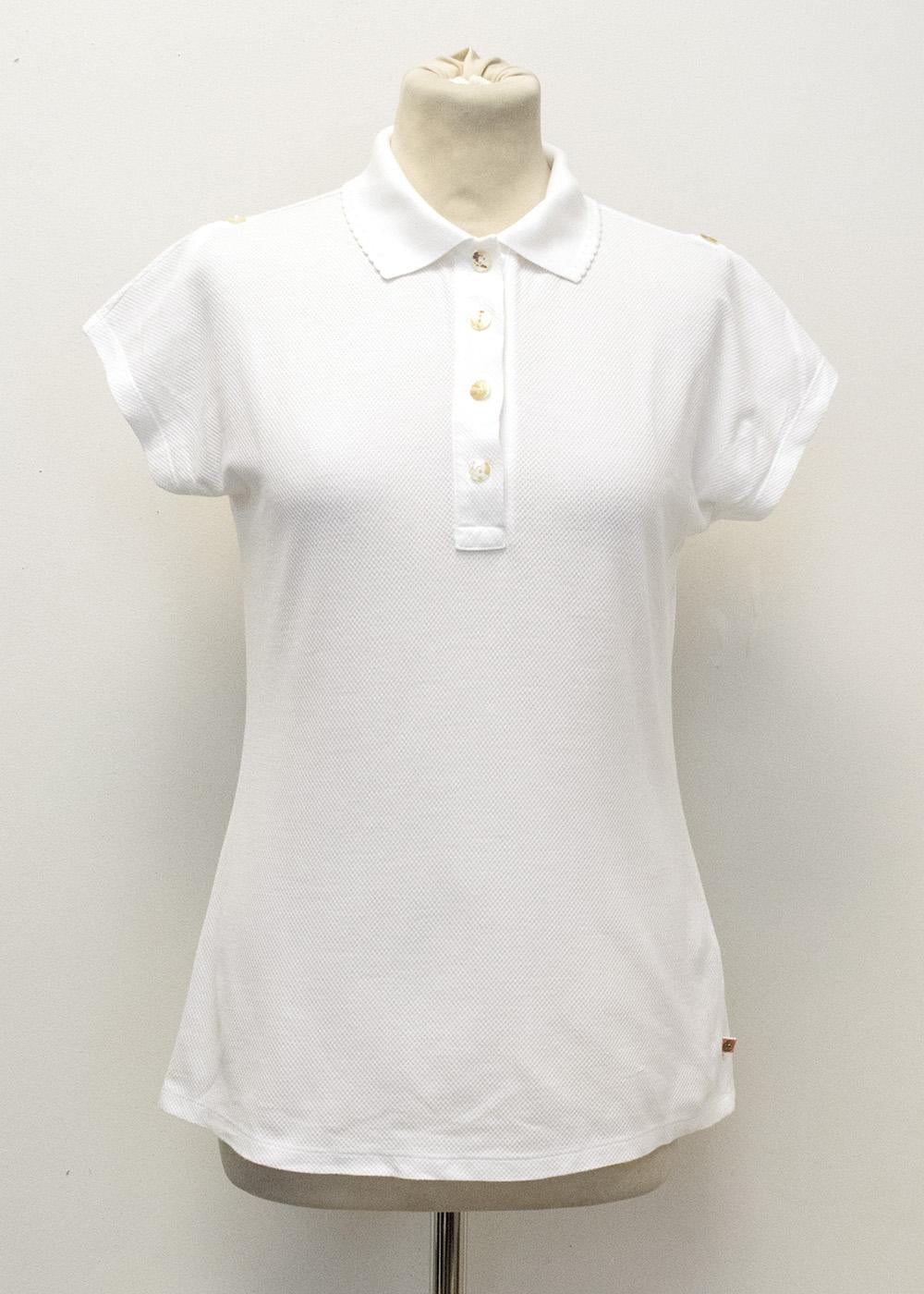 Boss Hugo Boss White Polo Shirt
