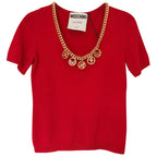 Moschino Gold Chain Jumper