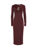 Rebecca Vallance Jersey Mischa Midi Dress