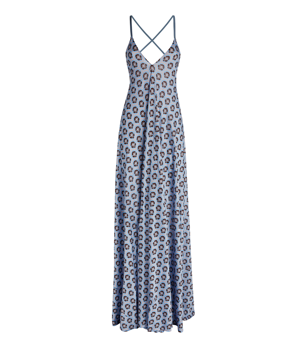 Etro Floral-Print Maxi Dress
