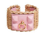 Pink Medor Picnic Sakura cuff bracelet.