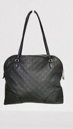 Gucci Black Bree Leather Tote Bag