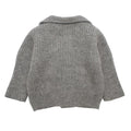 Oscar Et Valentine 9M Grey Shawl Knit Cardigan